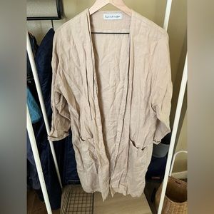 love and confuse linen duster